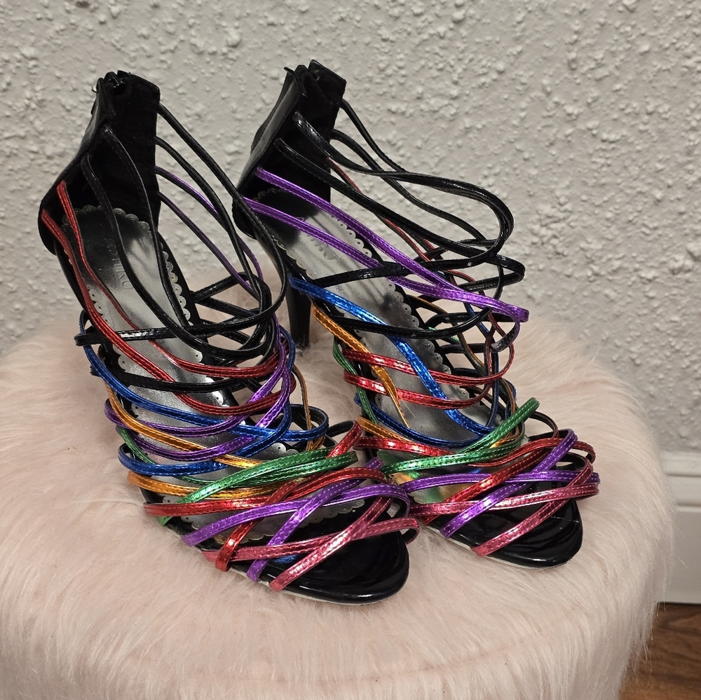 Ashro - Womens Colorful Heels